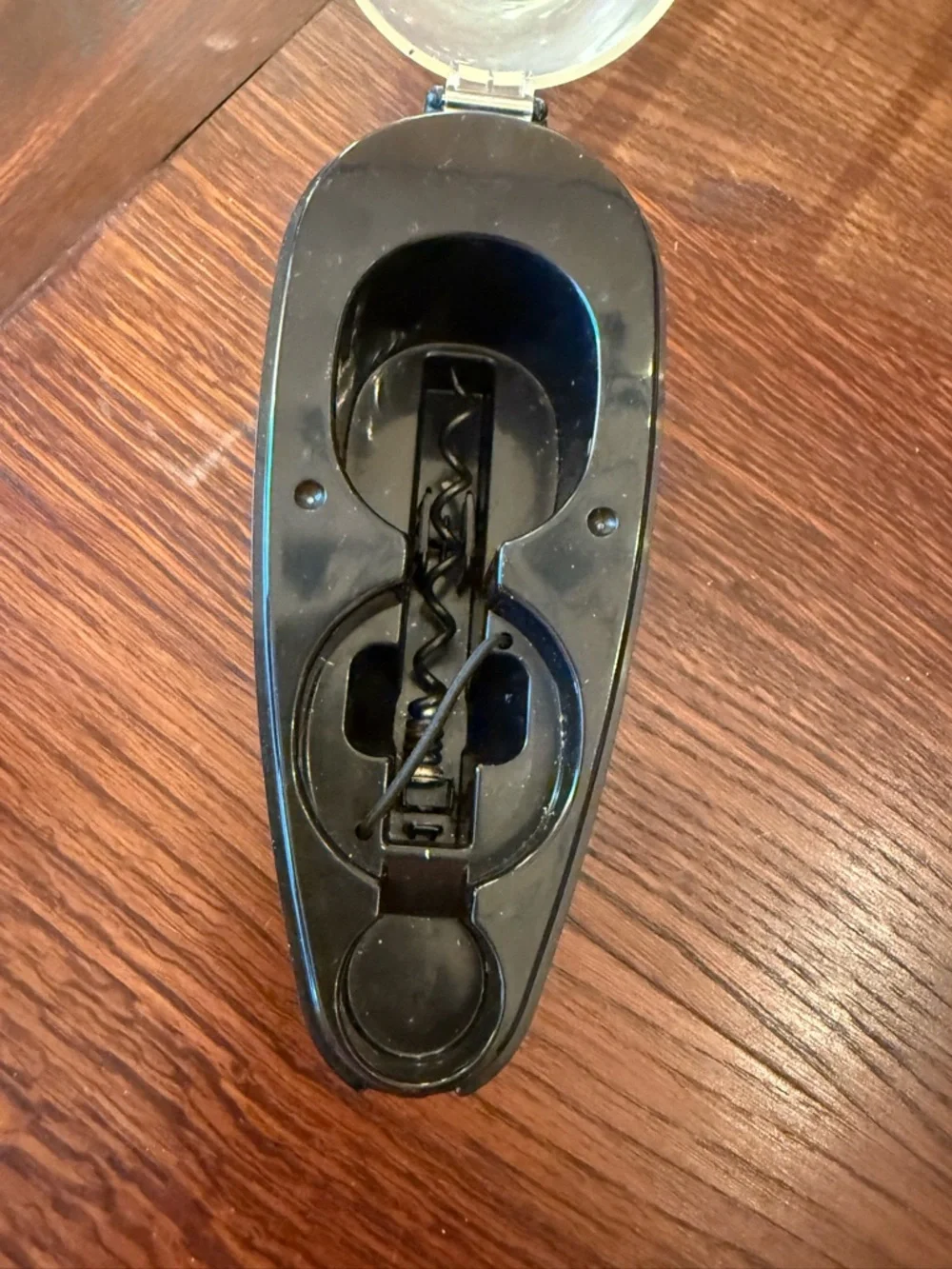 Vintage Vertical Rabbit Black wine opener